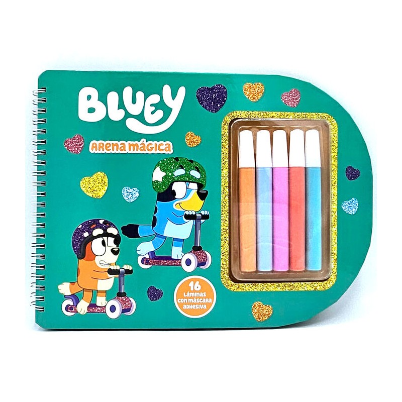 Libreta Arena Magica Bluey