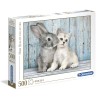 Puzzle Gato y Conejo 500pzs - imagen 2
