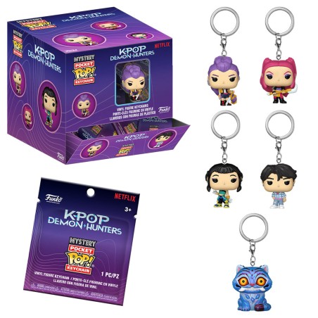 Llavero Pocket POP KPop Demon Hunters surtido