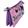 Portatodo Purple Kuromi Hello Kitty triple - imagen 2