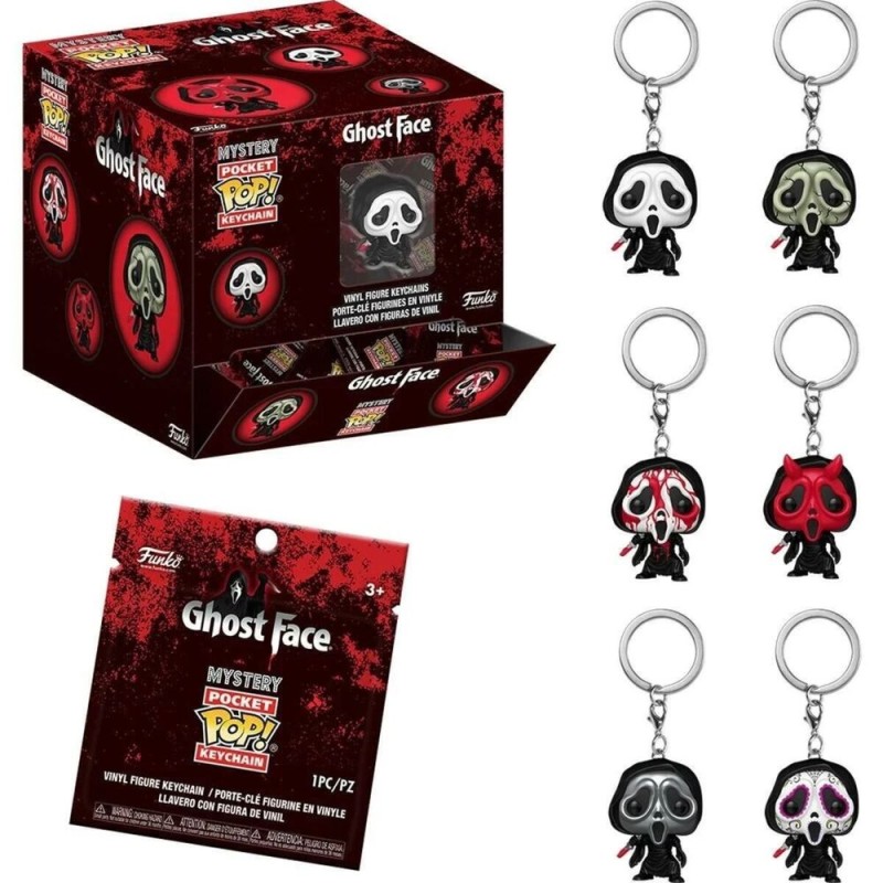 Llavero Pocket POP Mystery Ghost Face surtido