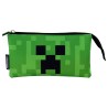 Bolsa cremallera Face Minecraft triple - imagen 1