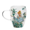 Taza cristal flores secas Cenicienta Princesas Disney - imagen 1
