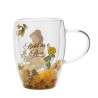 Taza cristal flores secas Bella Princesas Disney - imagen 2