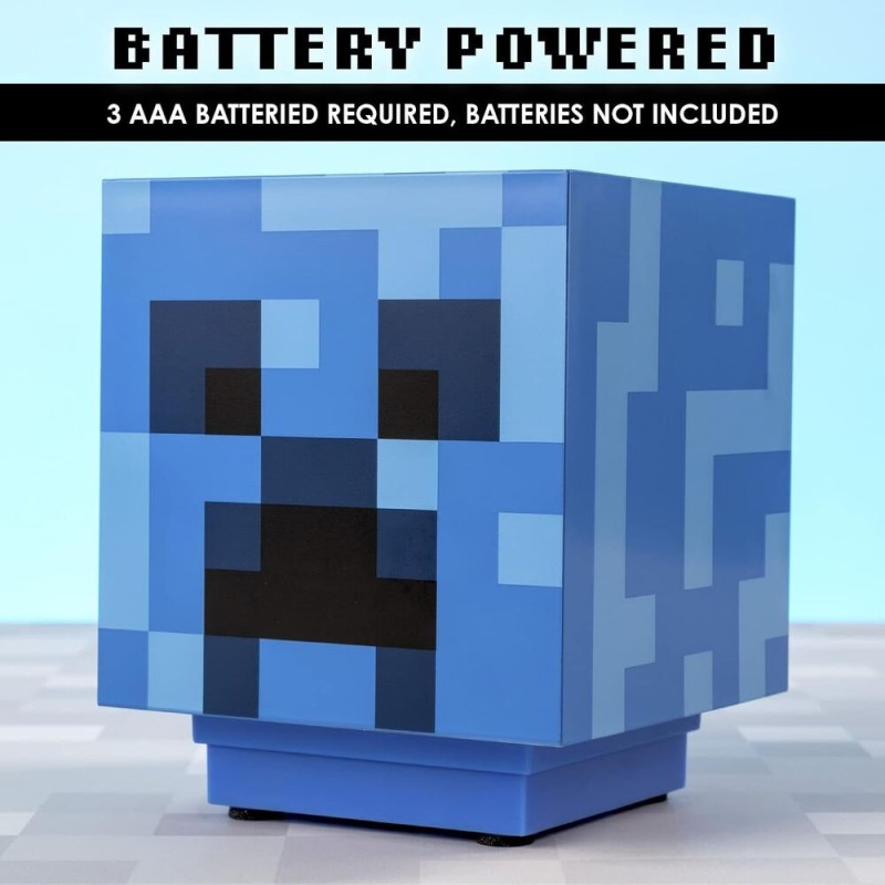 Lampara sonido 3D Charged Creeper Minecraft