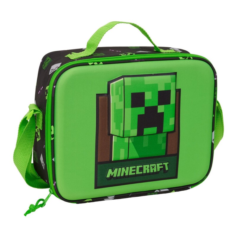 Bolsa portameriendas 3D Minecraft termica