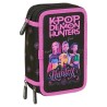 Plumier Negra Kpop Demon Hunters triple 37 pzs - imagen 1