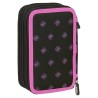 Plumier Negra Kpop Demon Hunters triple 37 pzs - imagen 2