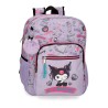 Mochila Retropop Kuromi Hello Kitty 38cm adaptable - imagen 1