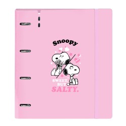 Carpeta A4 anillas Snoopy con recambio