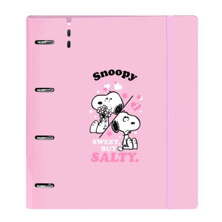 Carpeta A4 anillas Snoopy con recambio