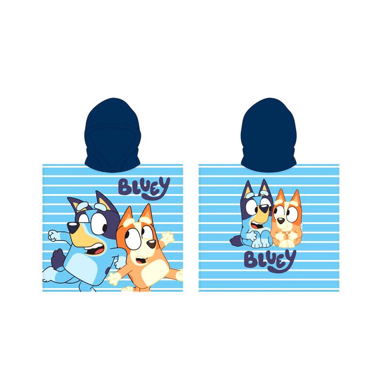 Poncho toalla Bluey microfibra