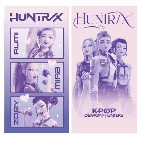 Toalla Huntrix KPop Demon Hunters microfibra surtido