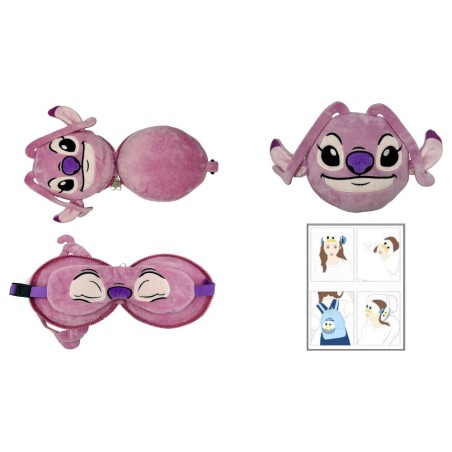 Cojin viaje antifaz Stitch Disney