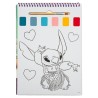 Libro dibujo + acuarelas y pincel Stitch Disney - imagen 2