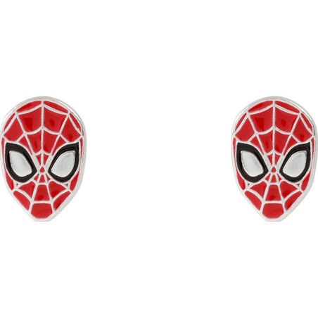 Pendientes Spiderman Marvel plata