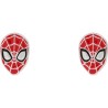 Pendientes Spiderman Marvel plata - imagen 1