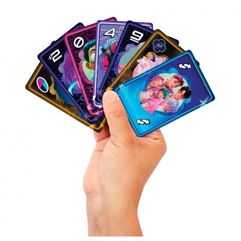 Juego cartas UNO K-Pop Demon Hunters