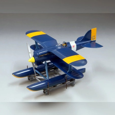 Maqueta Model Kit Curtiss R3C-0 Seaplane + Donald Curtis Porco Rosso
