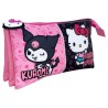 Portatodo Kuromi & Hello Kitty triple - imagen 1
