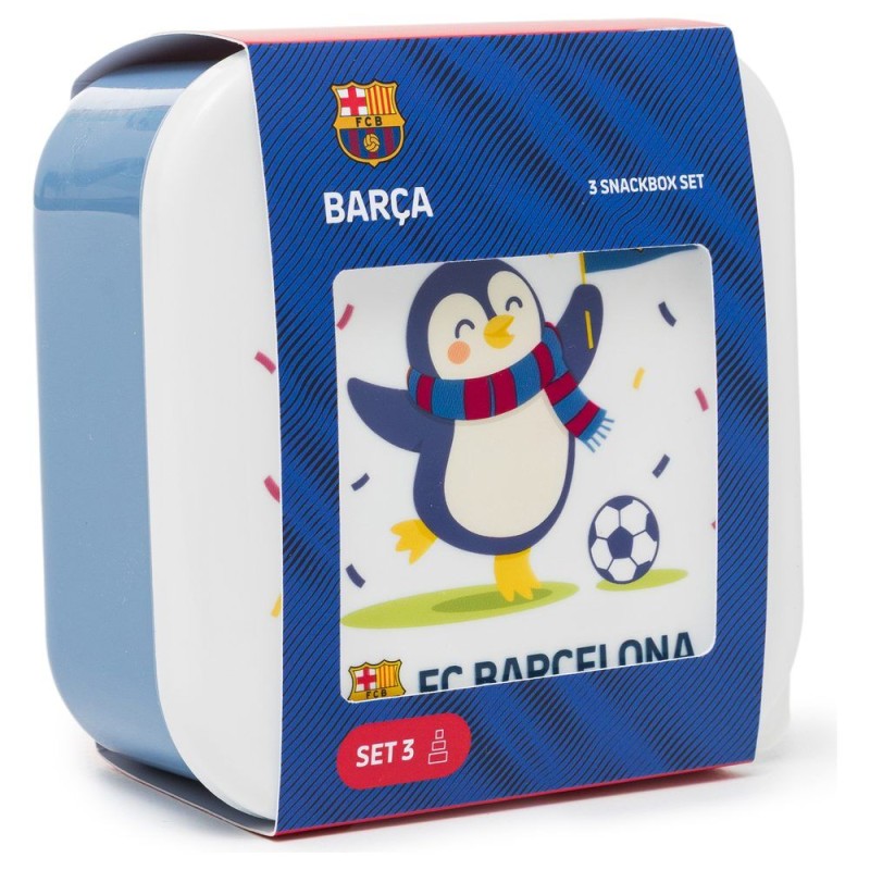 Set 3 fiambreras F.C. Barcelona