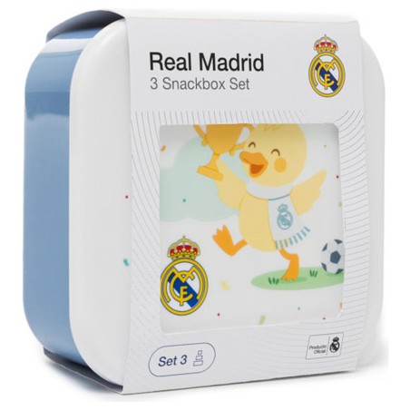 Set 3 fiambreras Real Madrid