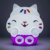 Luz silicona recargable SquishyGlo Cakey Cat La casa de muñecas de Gabby - imagen 1