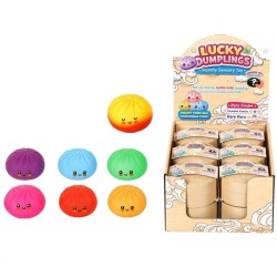 Juguete antiestres sorpresa Lucky Dumpling 8.5cm surtido