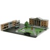 Replica Diorama Plaza de la Corte de Hill Valley Regreso al Futuro - imagen 1