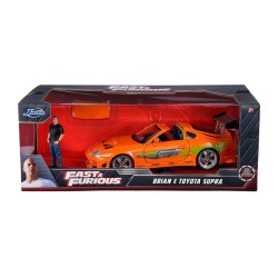 Blister figura Brian + Coche Toyota Supra Fast & Furious