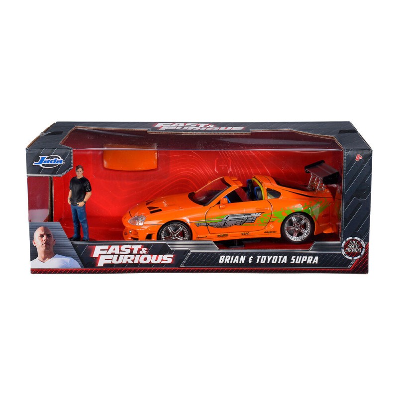 Blister figura Brian + Coche Toyota Supra Fast & Furious