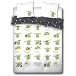 Funda nordica Baby Yoda The Mandalorian Star Wars algodon cama 135cm