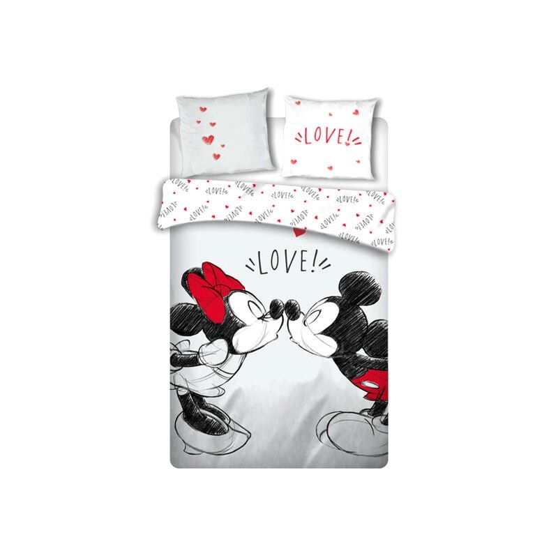 Funda nordica Love Mickey and Minnie Disney cama 135cm
