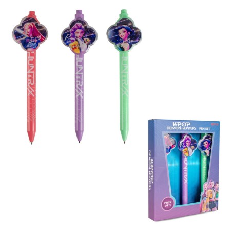 Set 3 boligrafos K-Pop Demon Hunters