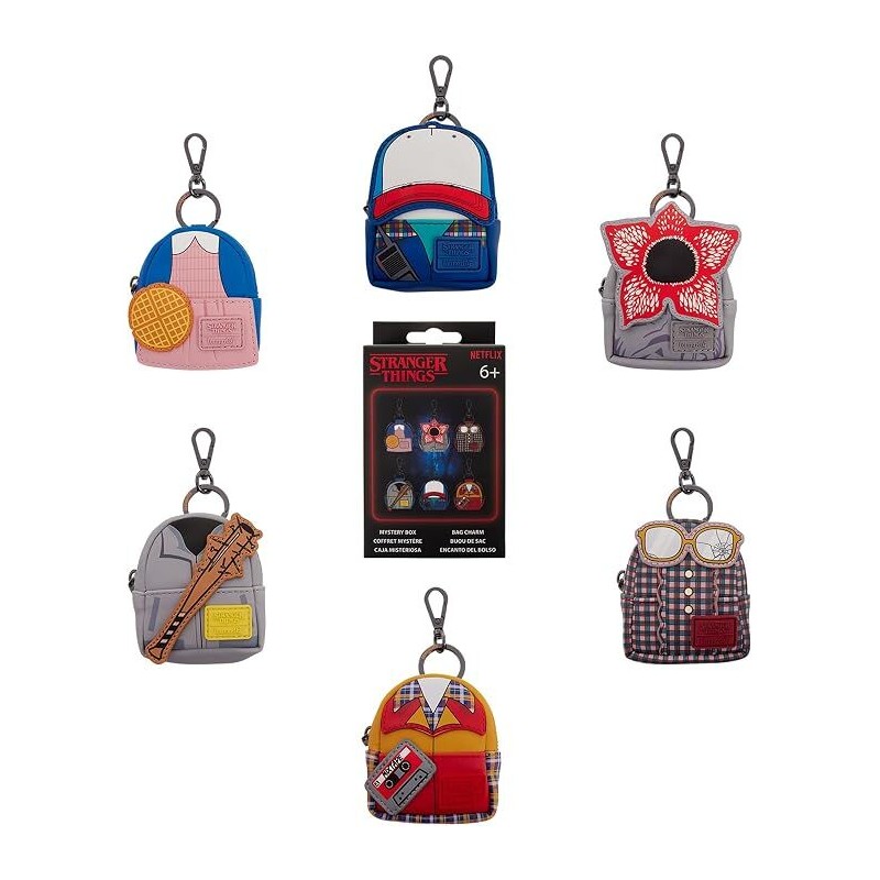 Llavero Mochila Charms Netflix Stranger Things 10th Anniversary Mystery