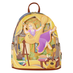 Mochila Painting Rapunzel Enredados Disney Loungefly 26cm