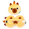 Almohada viaje antifaz Relaxeazzz Duke Capibara - imagen 1