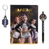 Cuaderno + boligrafo + llavero K-Pop Demon Hunters - imagen 2