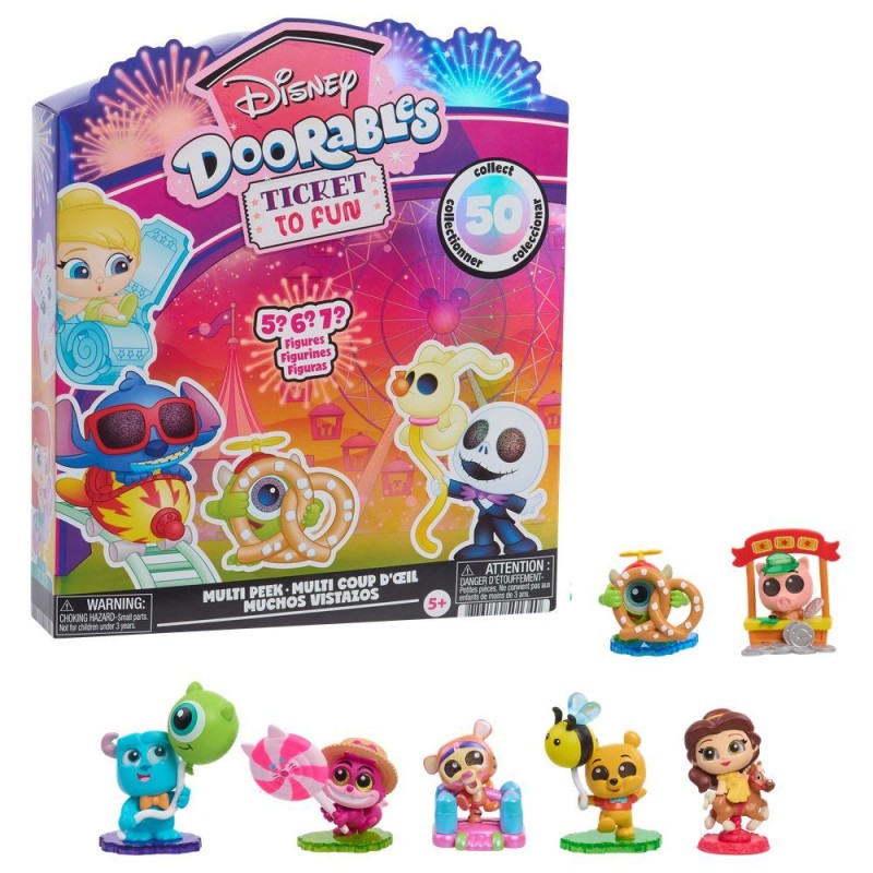Set figuras sorpresa Ticket to Fun Disney Doorables surtido