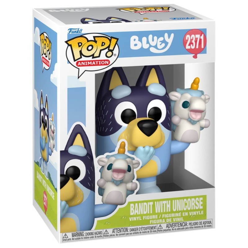 Figura POP Bluey Bandit with Unicourse