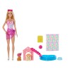 Muñeca Piscina Perritos Barbie - imagen 3