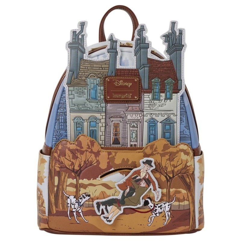 Mochila Roger & Anita 101 Dalmatas Disney Loungefly 26cm