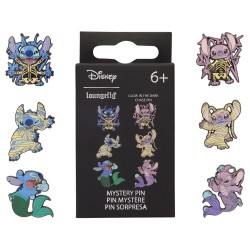 Blind Box Mystery Enamel Pin Stitch & Angel Stitch Disney Loungefly