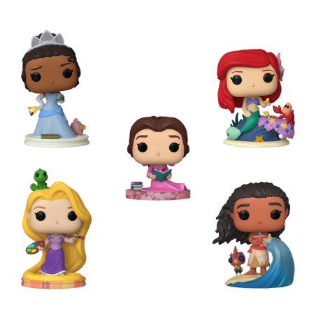 Blister 5 figuras POP Disney Princesas
