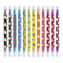 Set 12 rotuladores borrables Fruits Pusheen