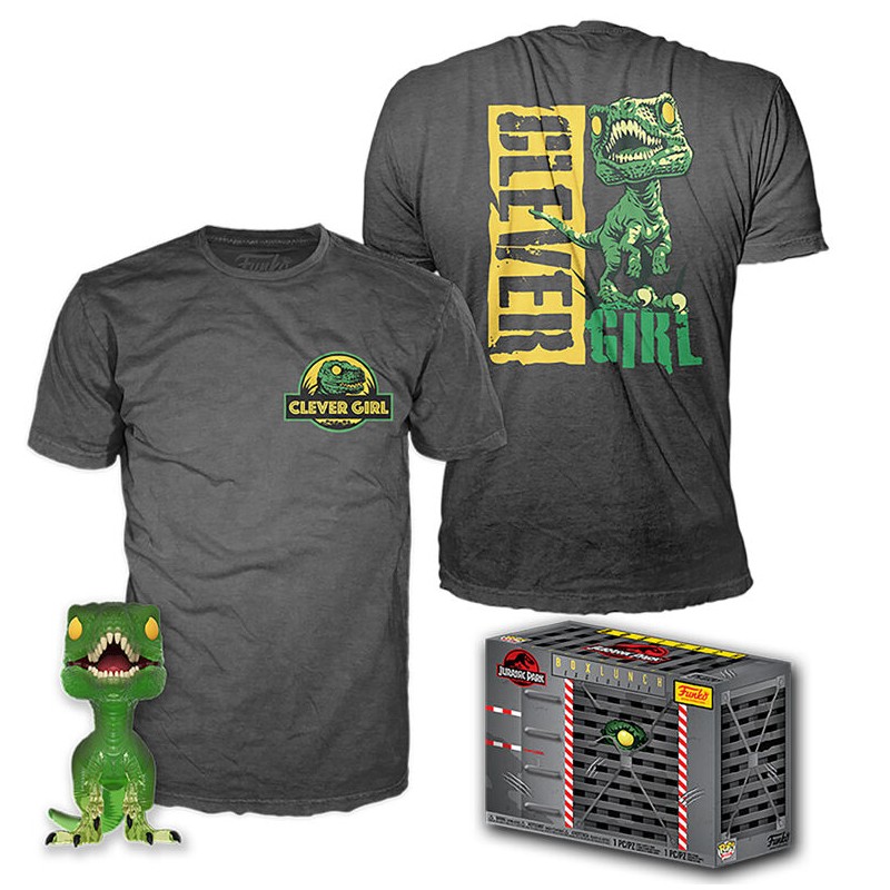 Set figura POP & Tee Jurassic Park Velociraptor Exclusive