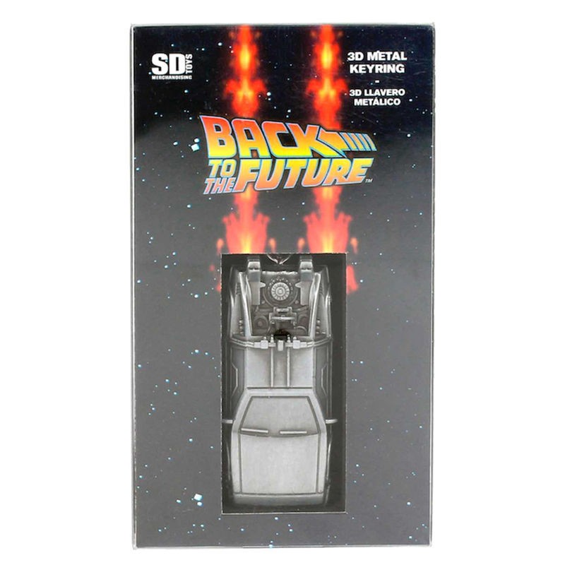 Llavero 3D metal Delorean Regreso al Futuro