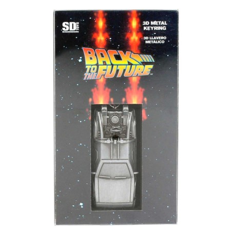 Llavero 3D metal Delorean Regreso al Futuro
