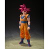 Figura S.H.Figuarts Super Saiyan God Son Goku God Aura Dragon Ball Super 14,5cm - imagen 1