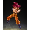 Figura S.H.Figuarts Super Saiyan God Son Goku God Aura Dragon Ball Super 14,5cm - imagen 2